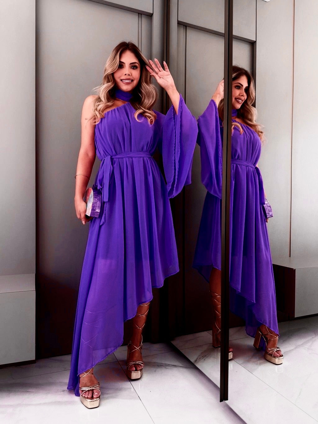 Mia Asymmetric Dress