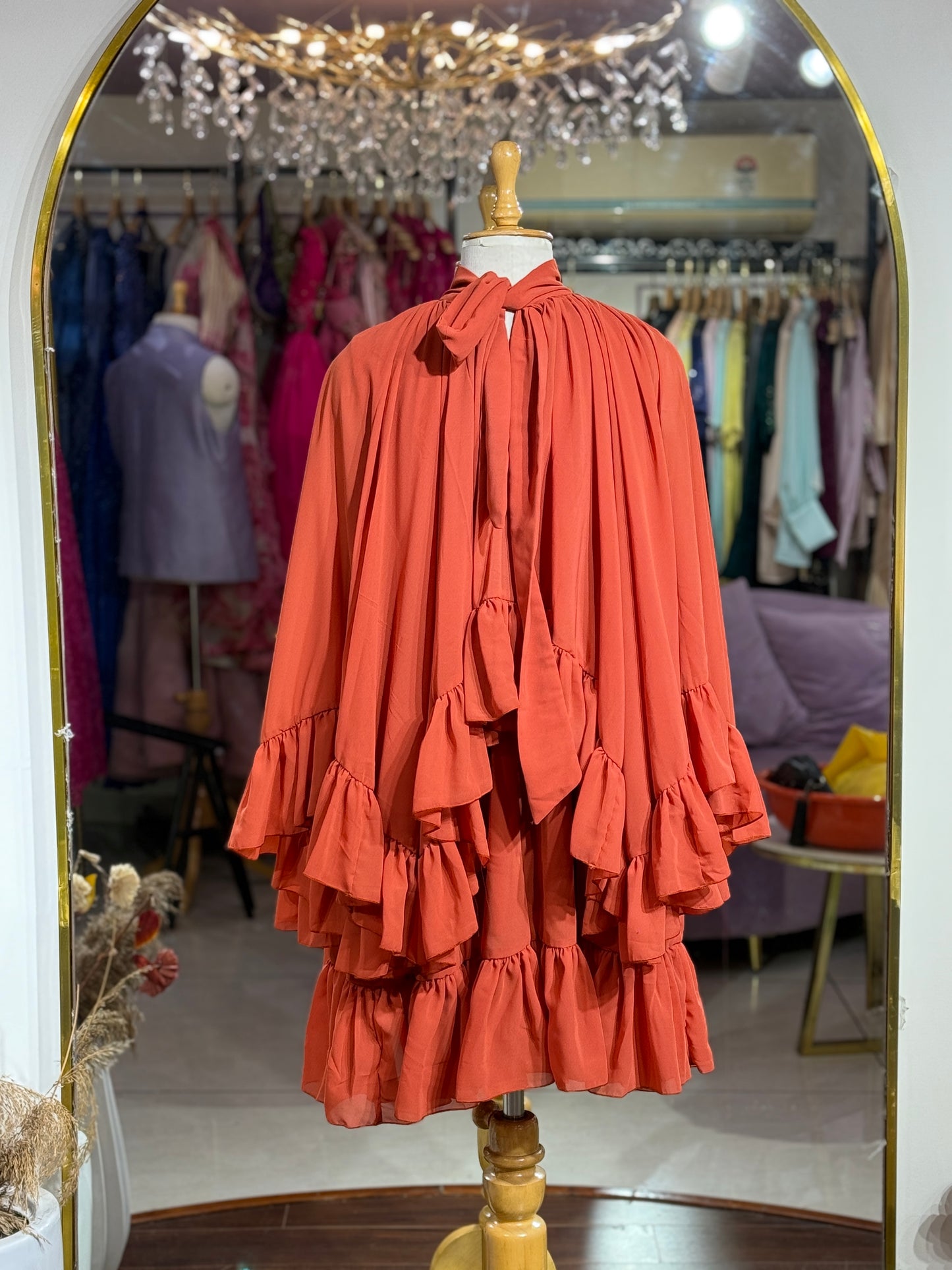 Stella Ruffle Short Dress