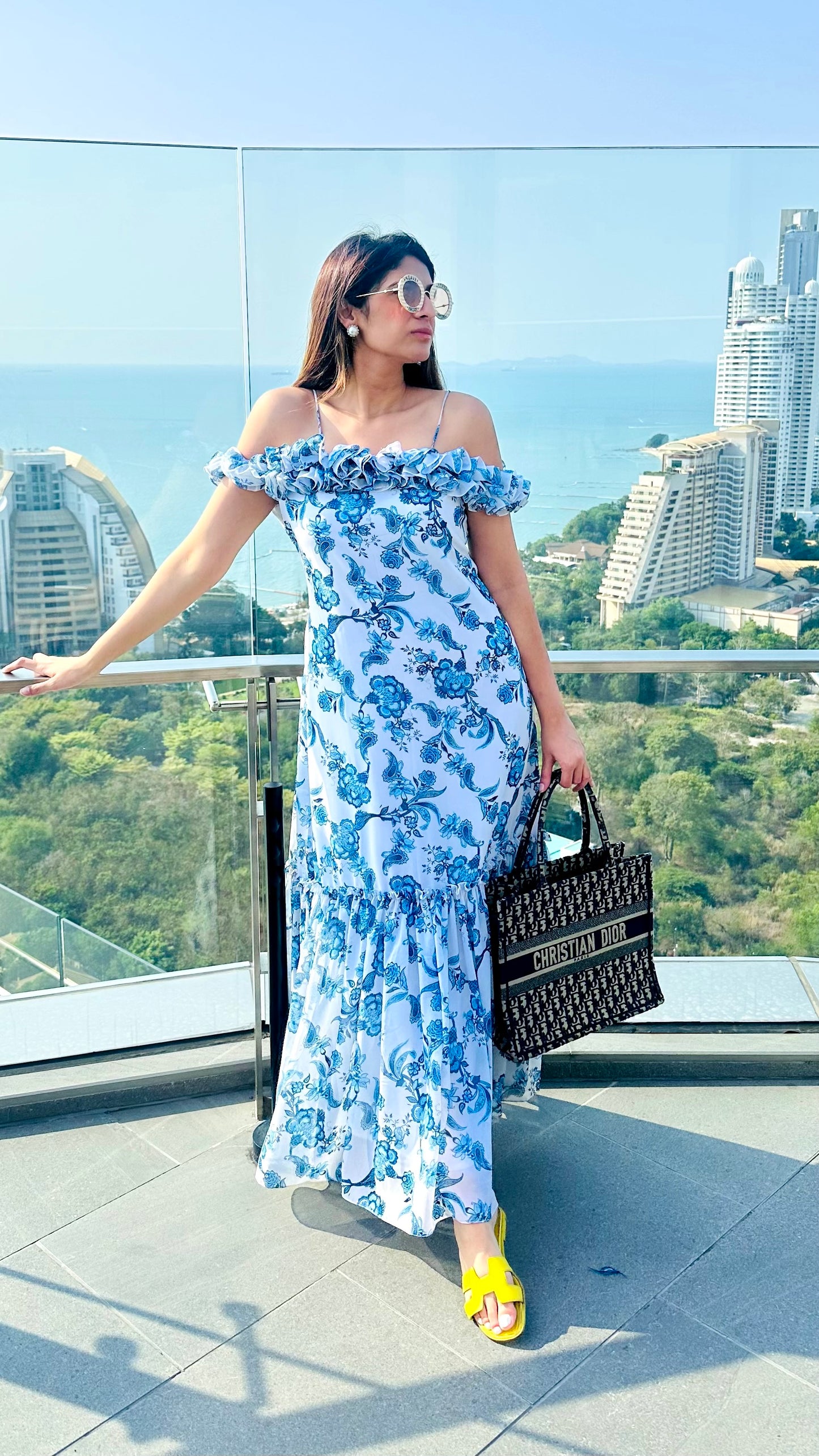 Ayah printed dress