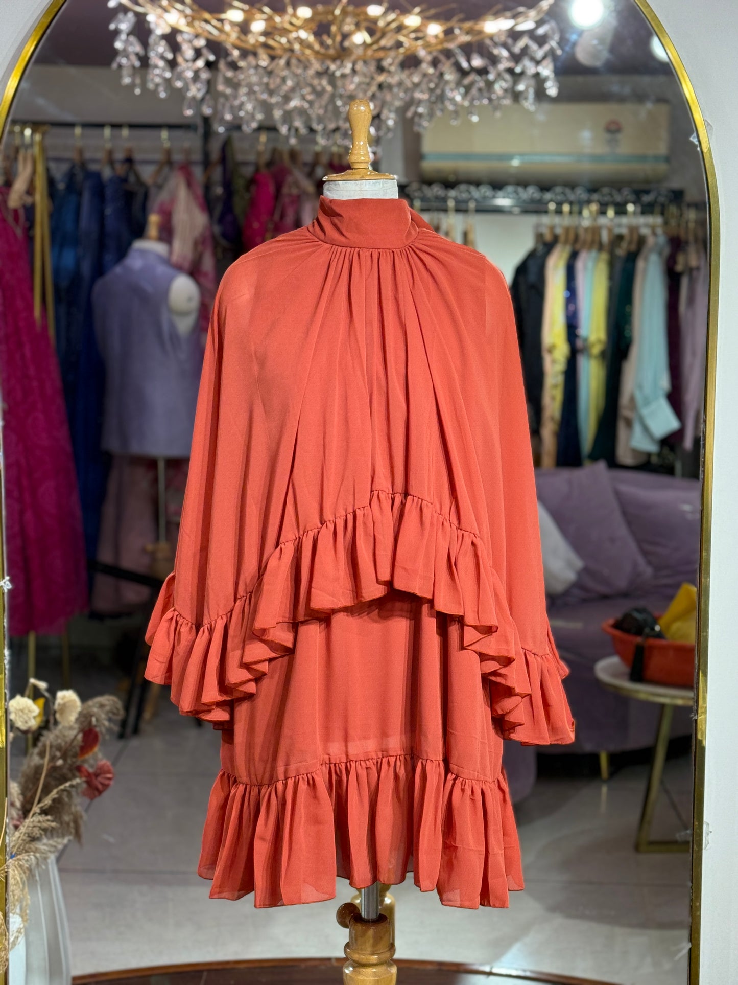 Stella Ruffle Short Dress