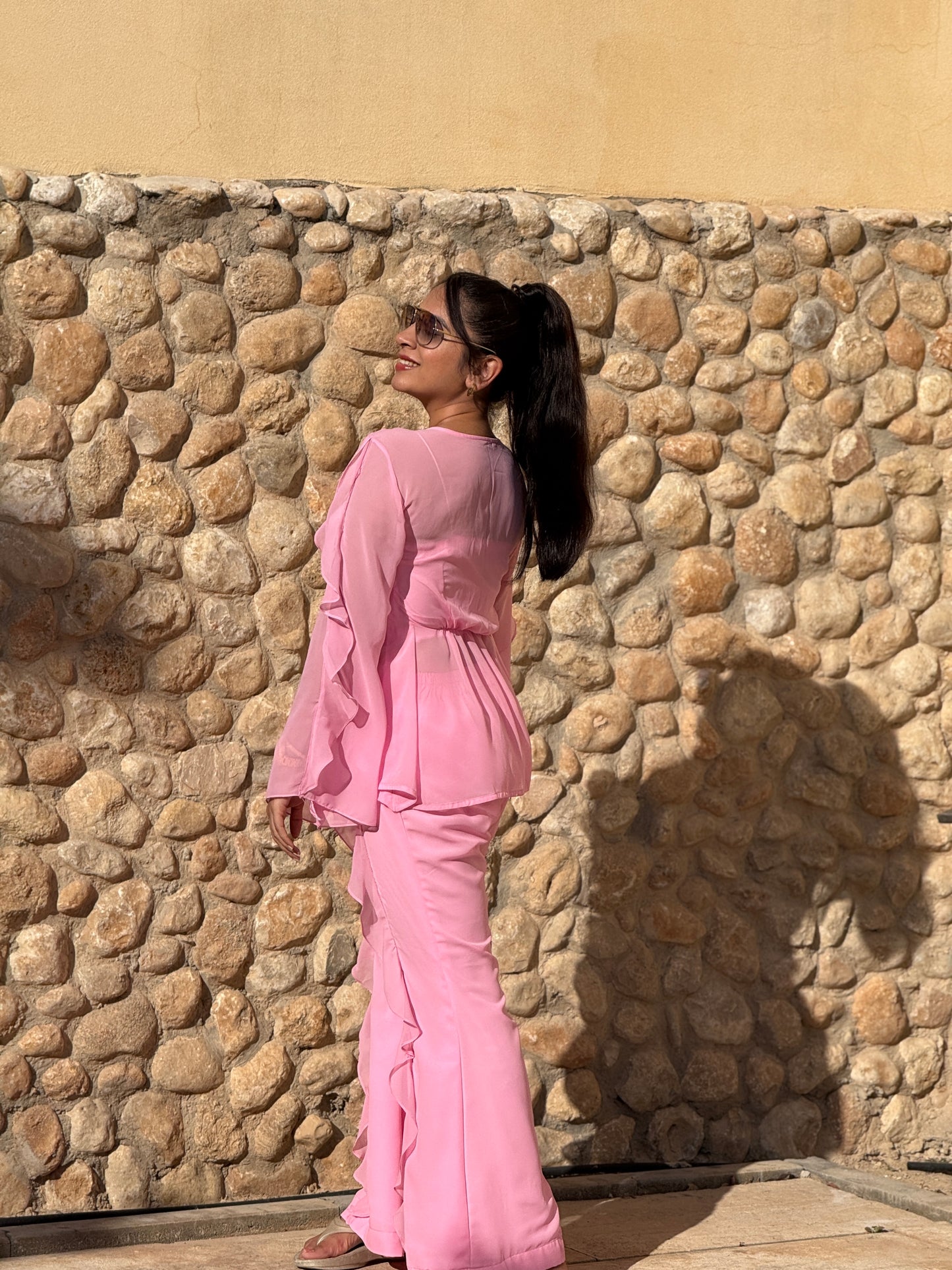Barbie ruffle Co-ord set