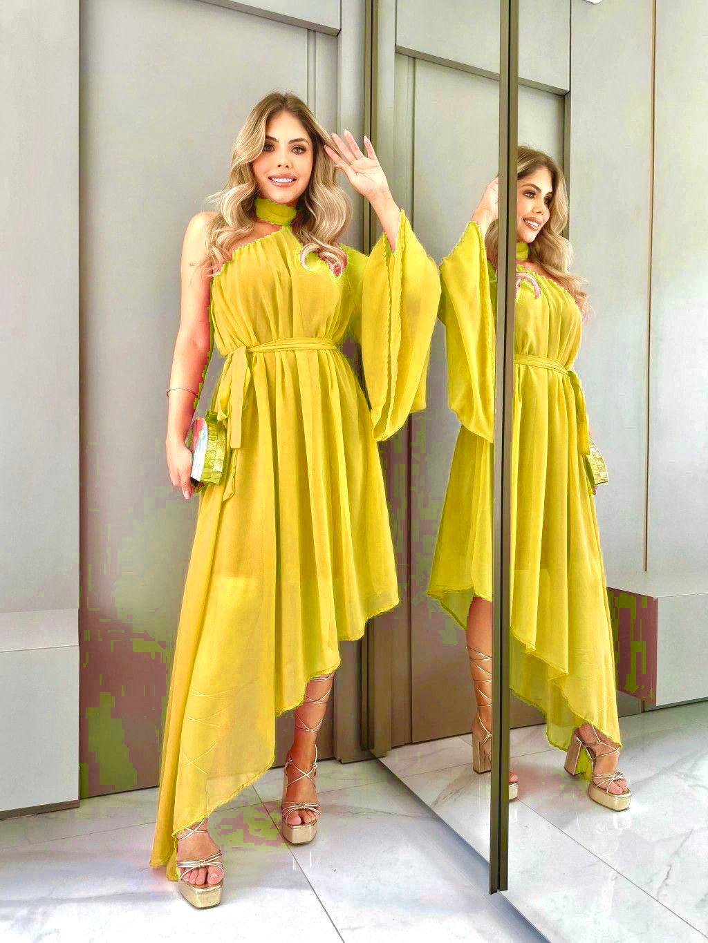Mia Asymmetric Dress