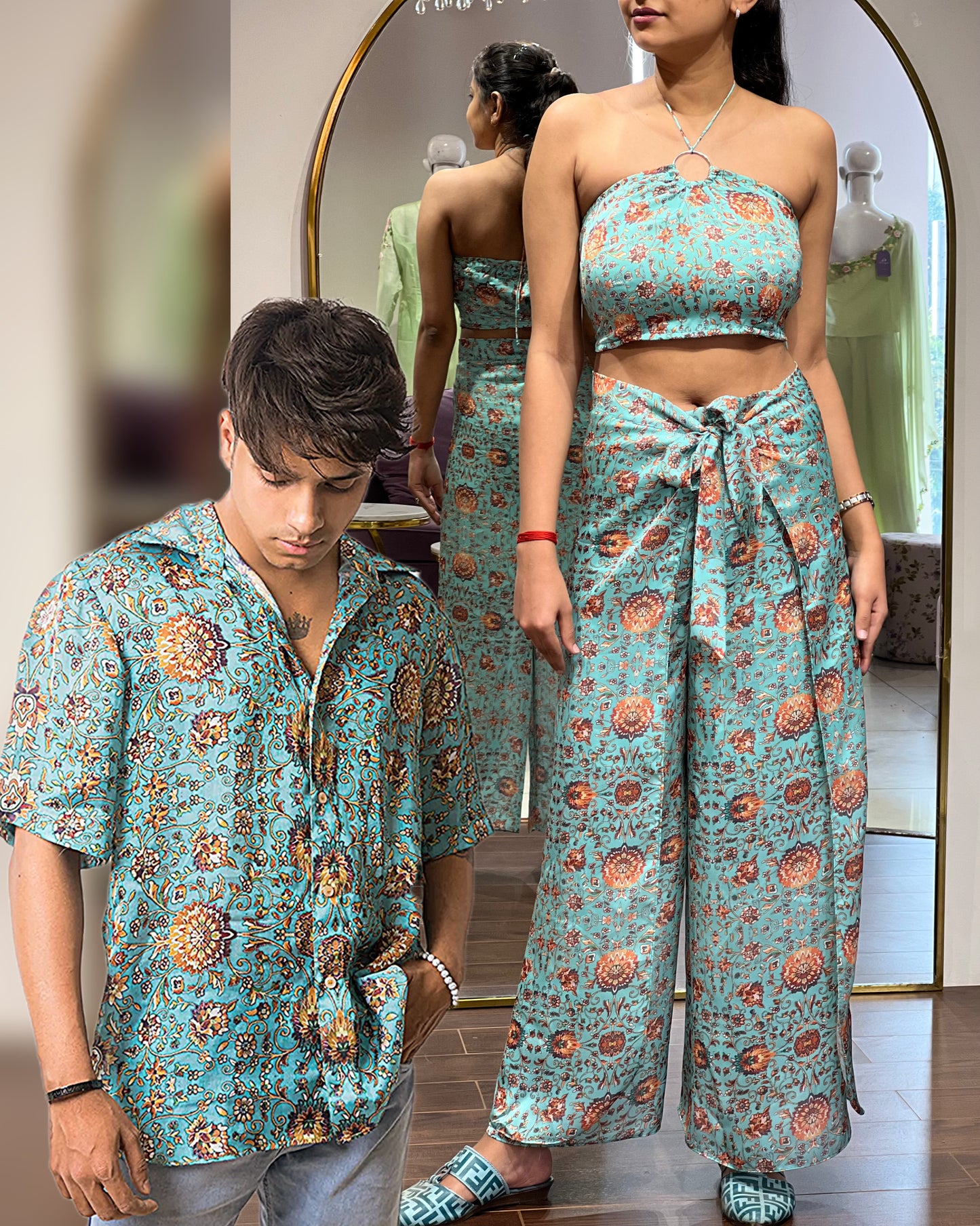 Sage Hayfa Couple Set