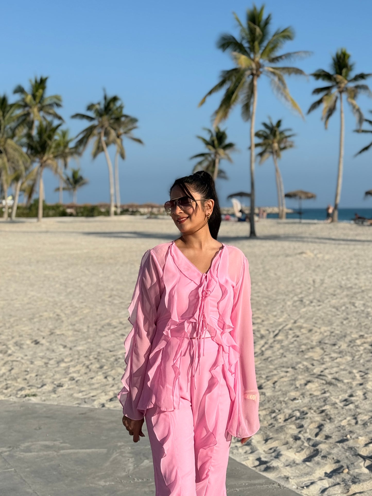 Barbie ruffle Co-ord set