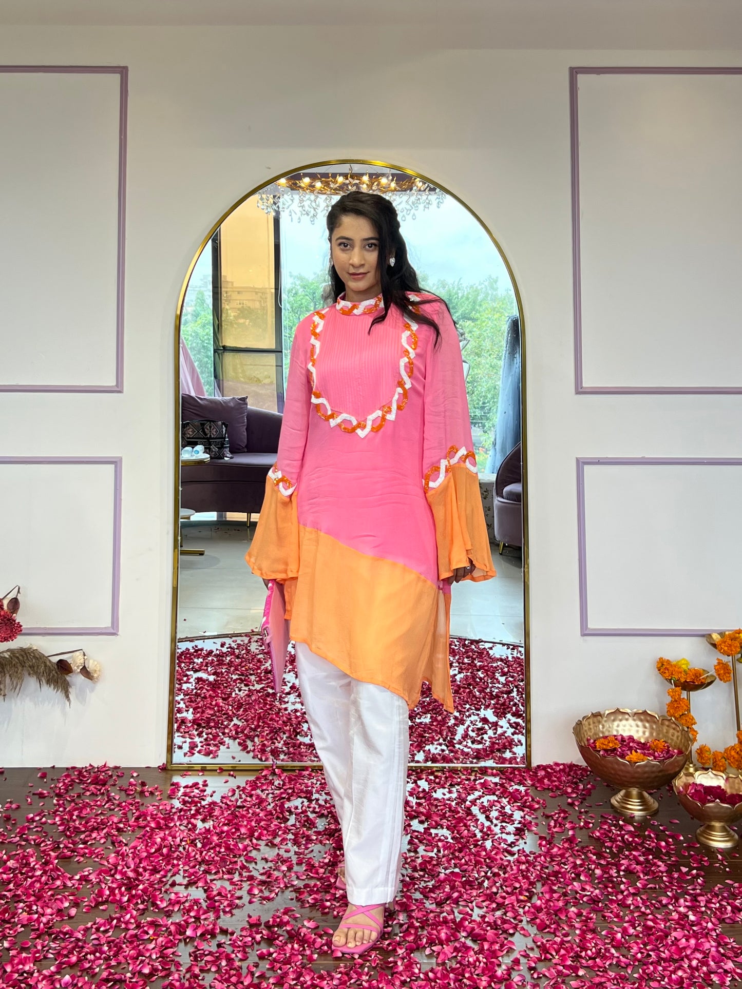 Neon Kurta Set