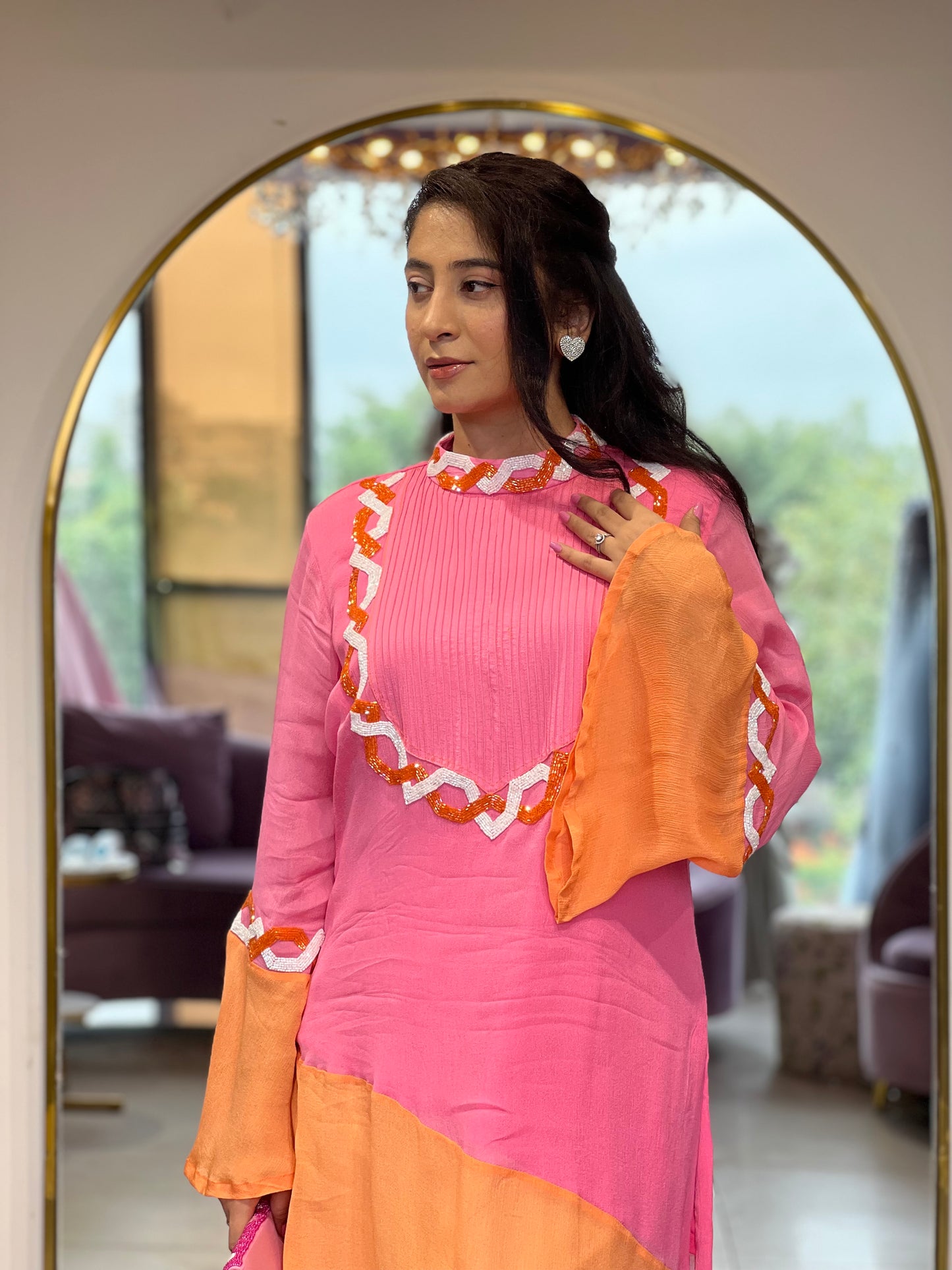 Neon Kurta Set