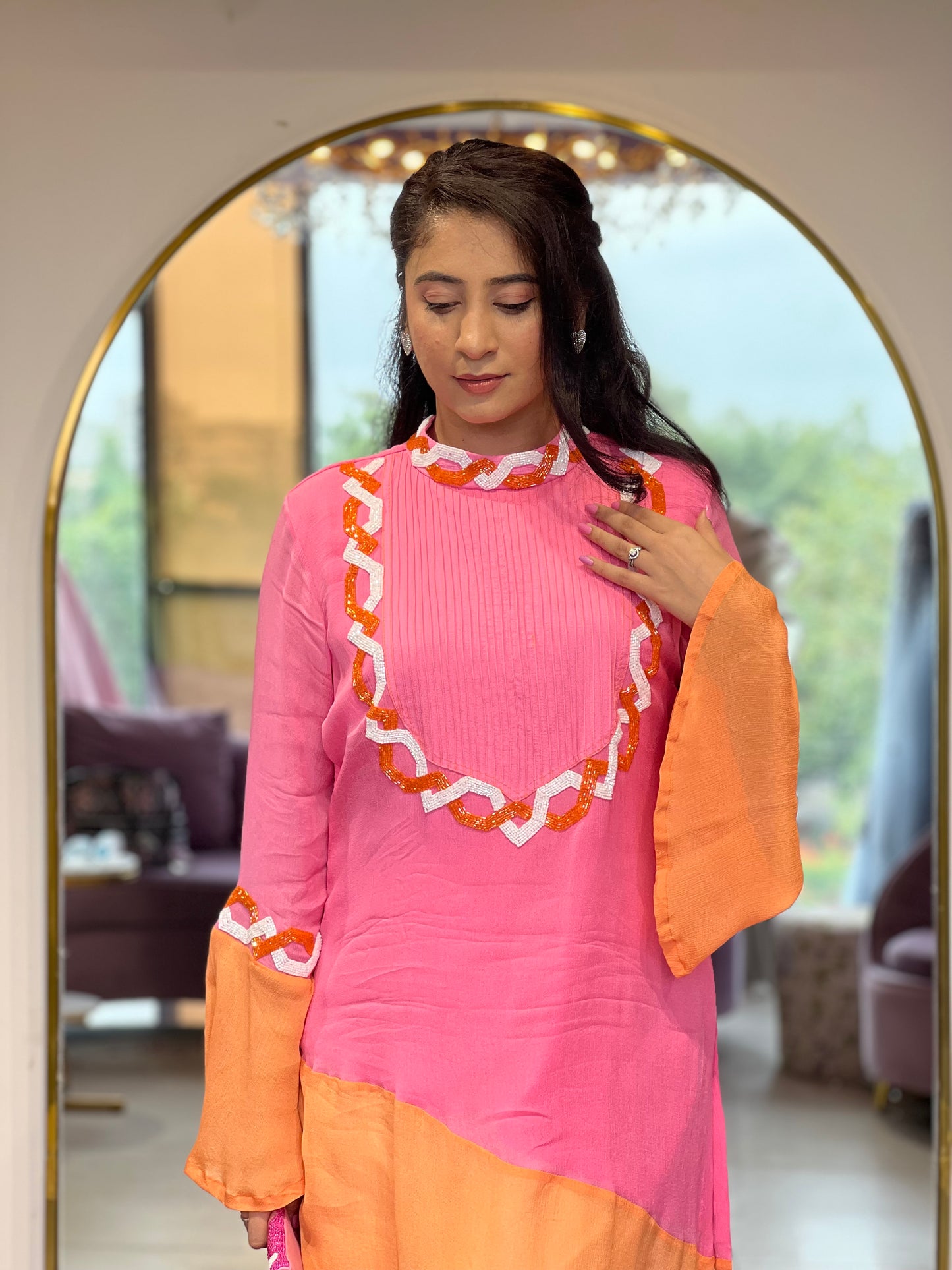 Neon Kurta Set