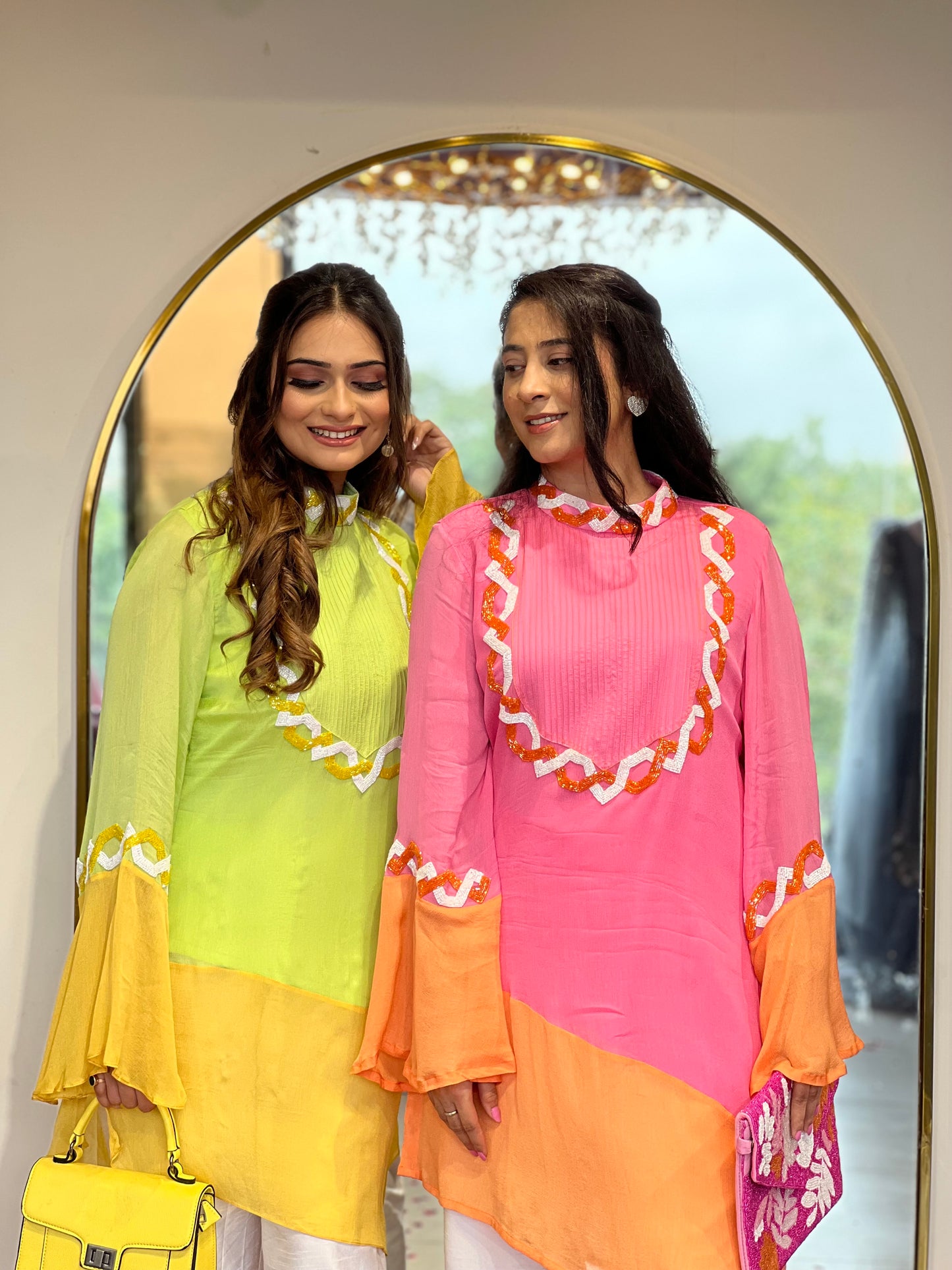 Neon Kurta Set