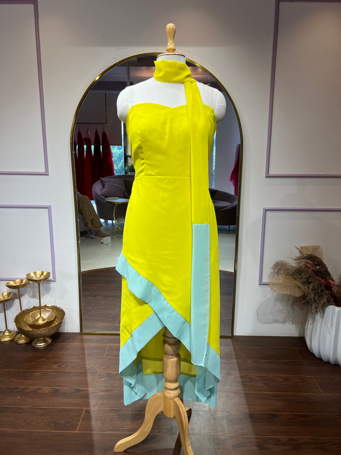 Claire Asymmetric Dress