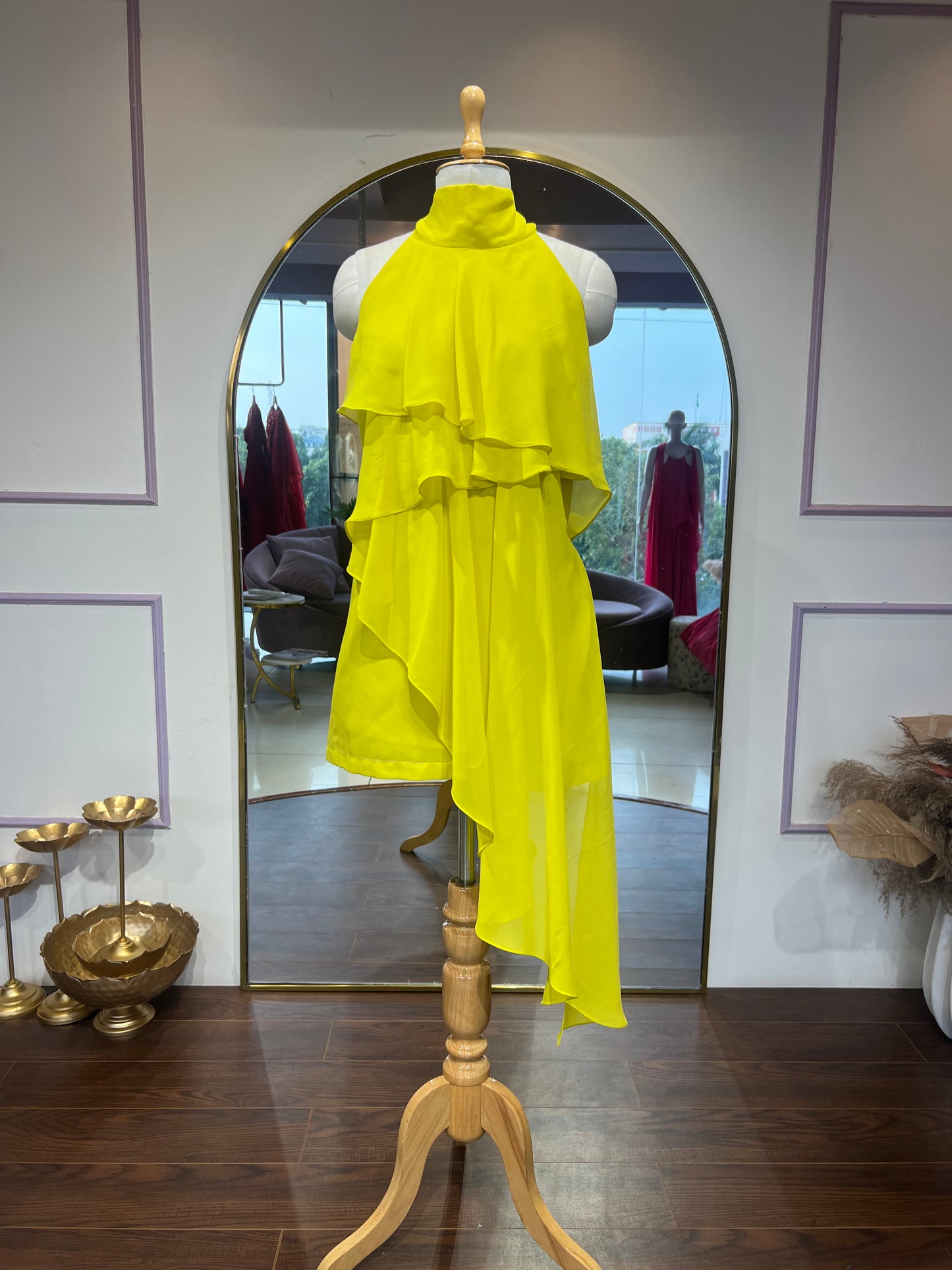 Aria Asymmetric Dress