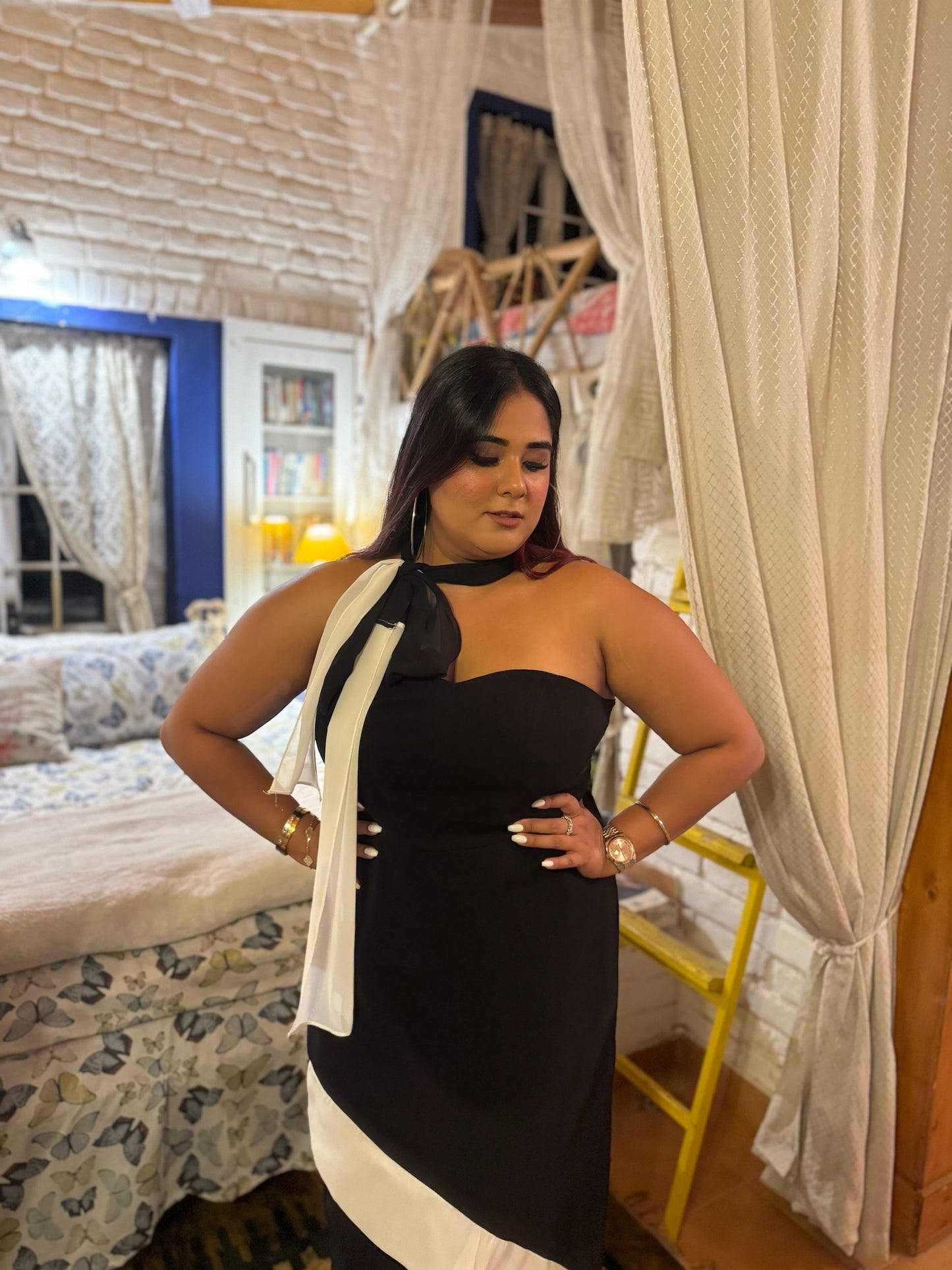 Claire Asymmetric Dress