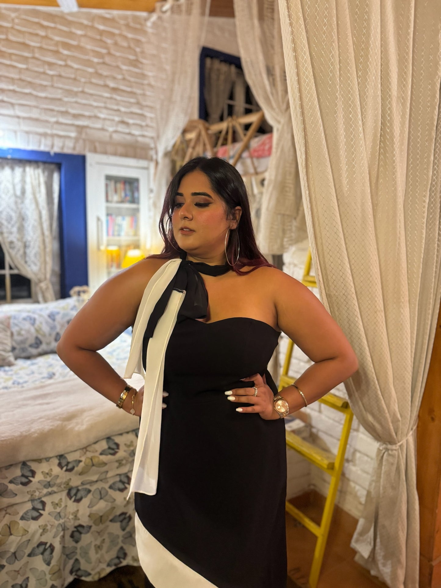 Claire Asymmetric Dress