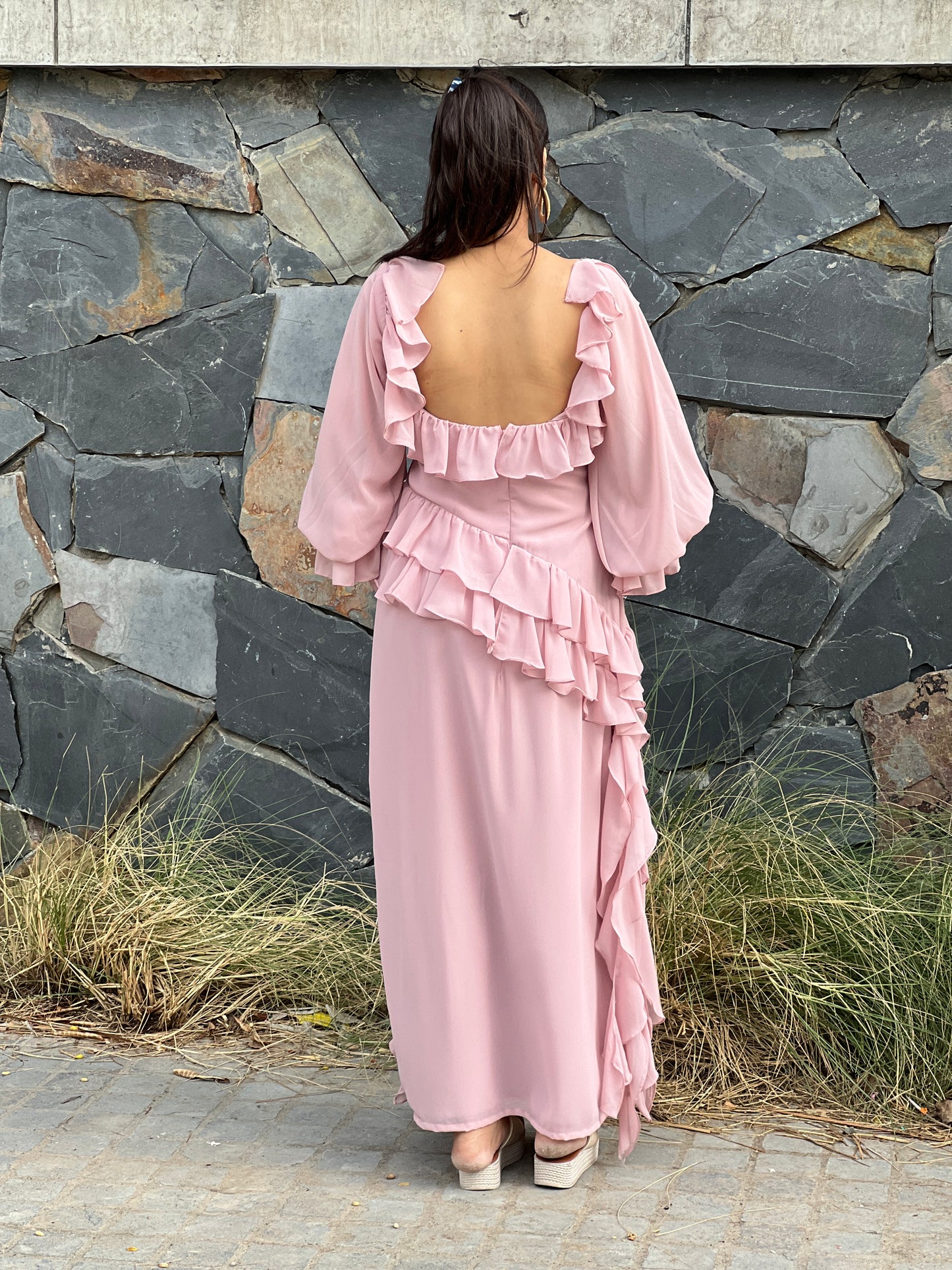 Daphne Ruffle Dress