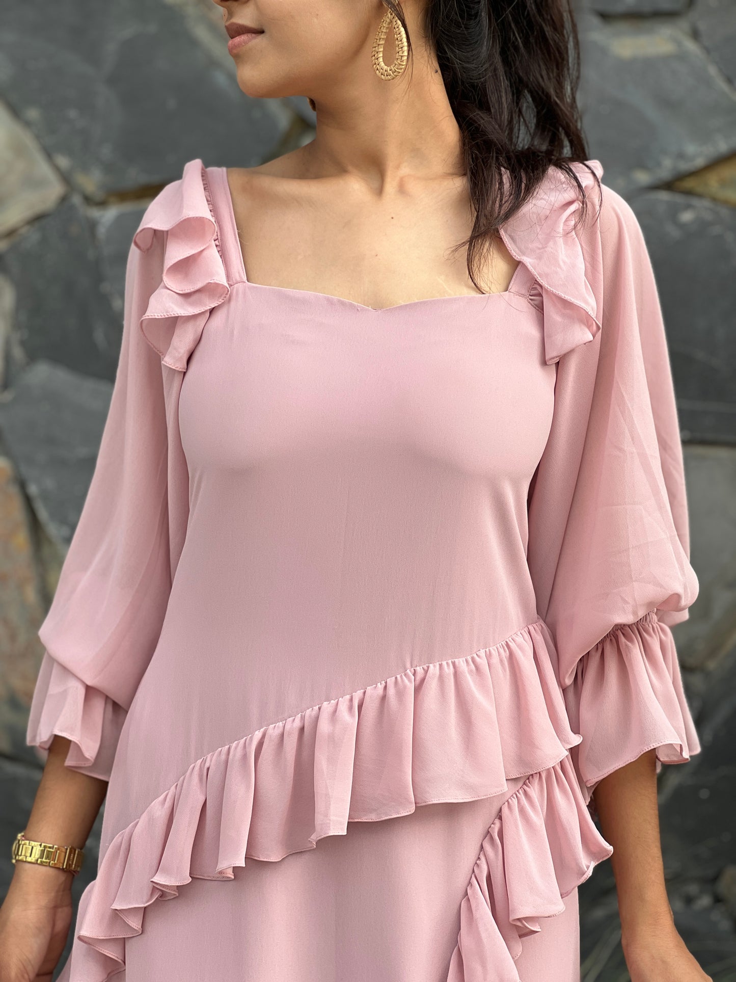 Daphne Ruffle Dress