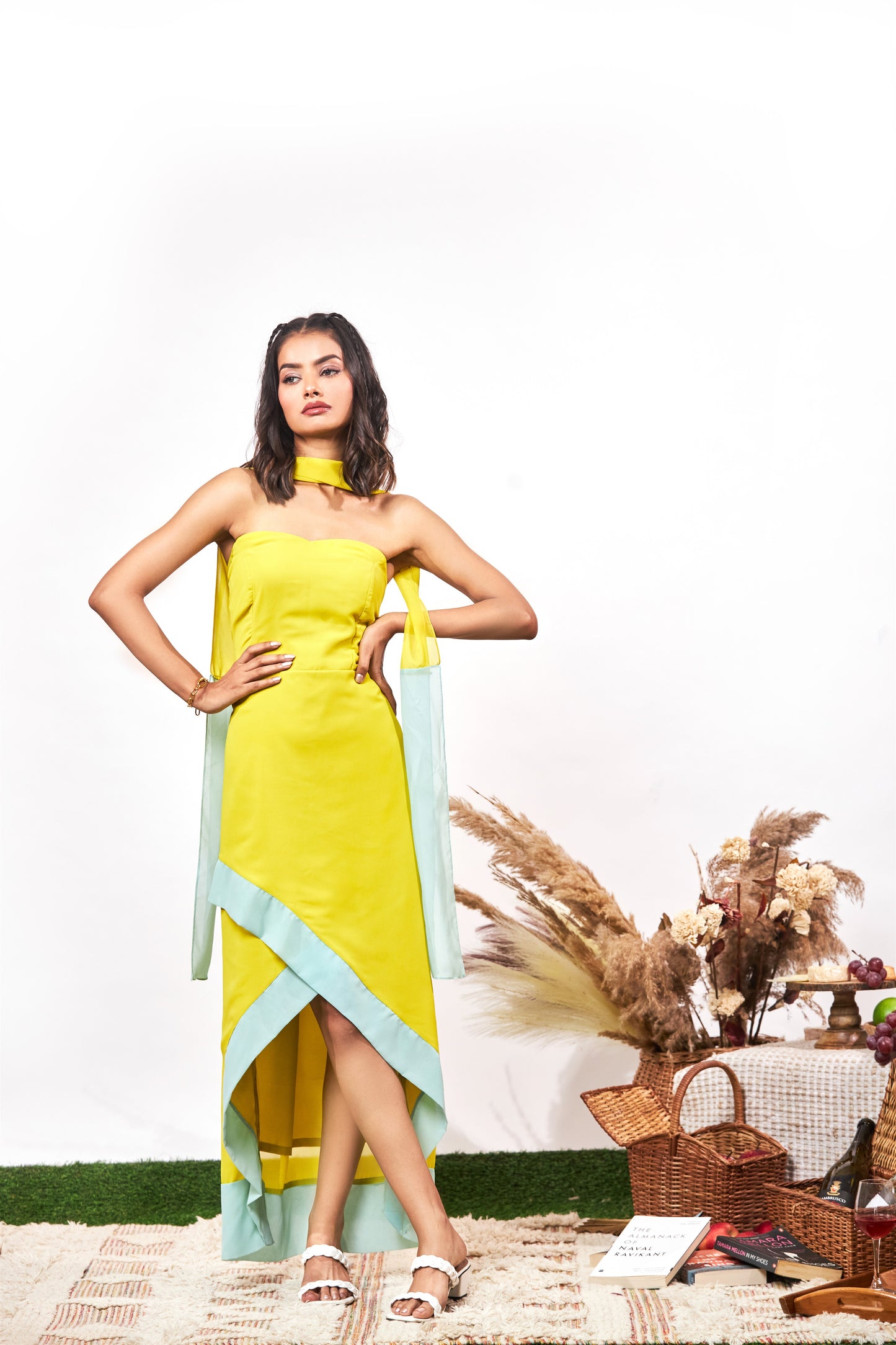 Claire Asymmetric Dress