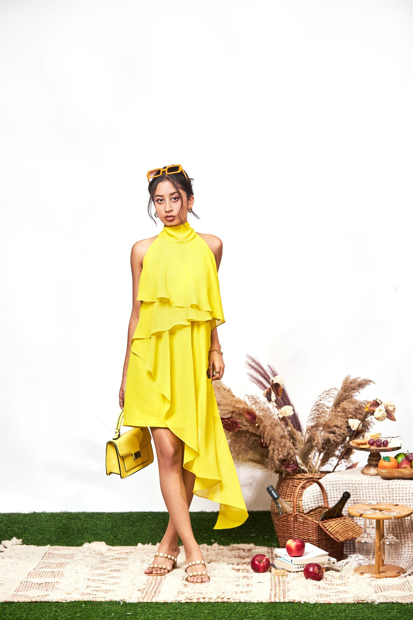 Aria Asymmetric Dress