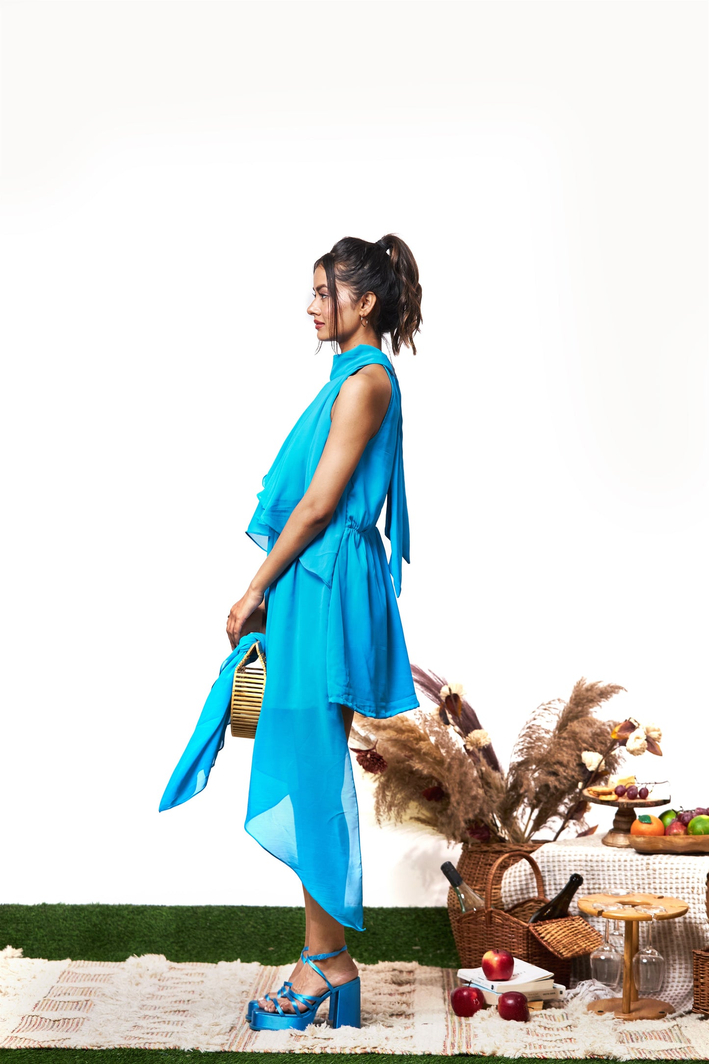 Aria Asymmetric Dress