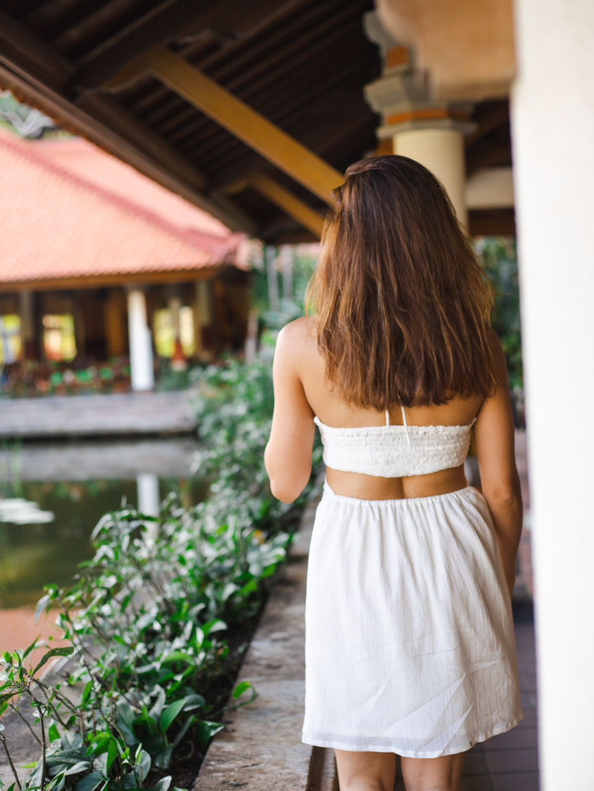 Crush Cotton White Dress