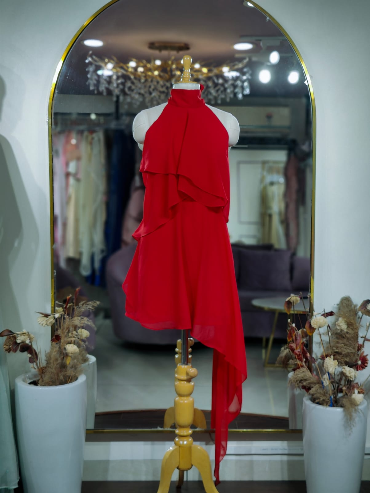 Aria Asymmetric Dress