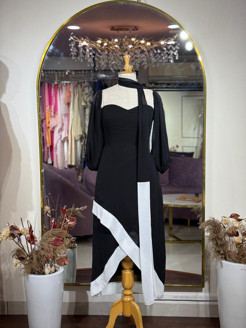 Claire Asymmetric Dress