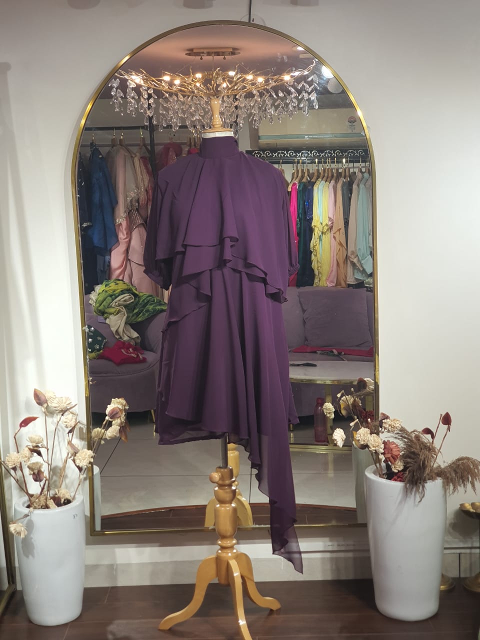 Aria dress with sleeves
