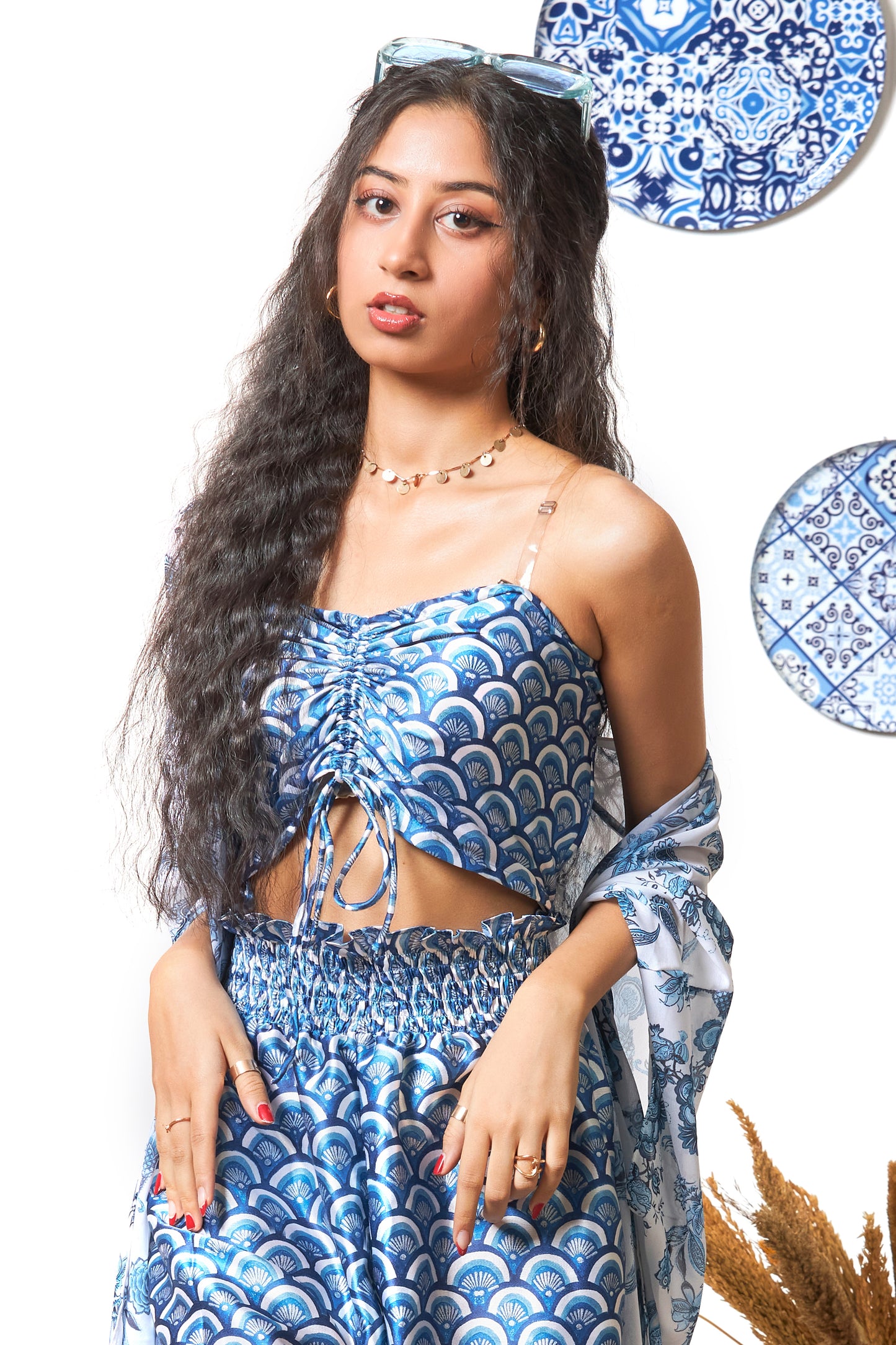 Yara printed top
