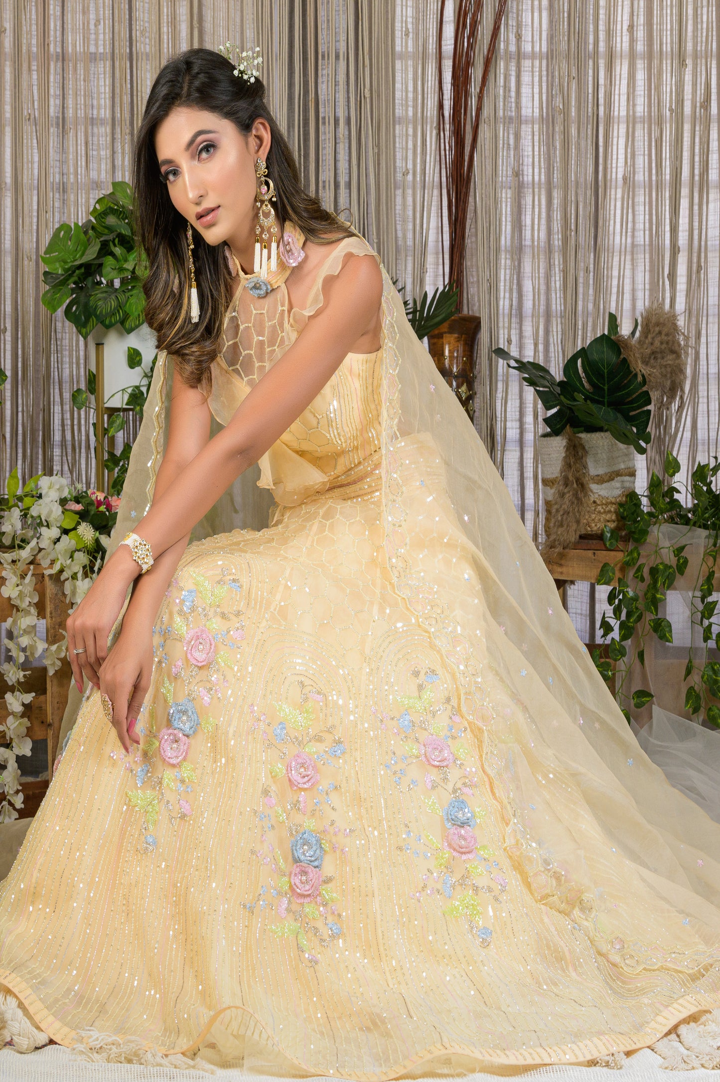 NIGELLA-butterscotch lehenga