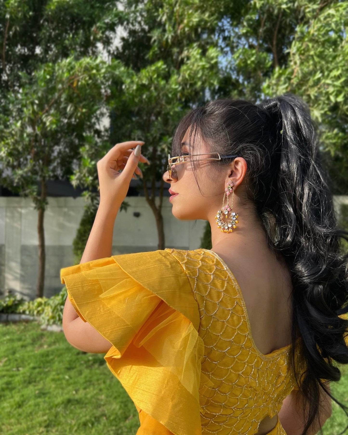 Suntstruck Yellow Palazzo and top set