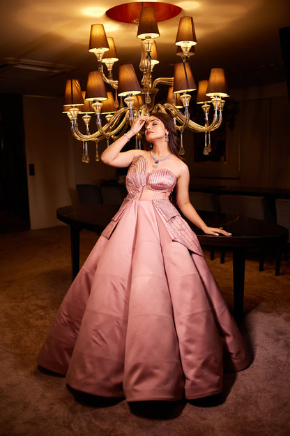 Rose Gold Ball Gown