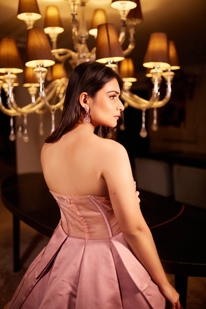 Rose Gold Ball Gown