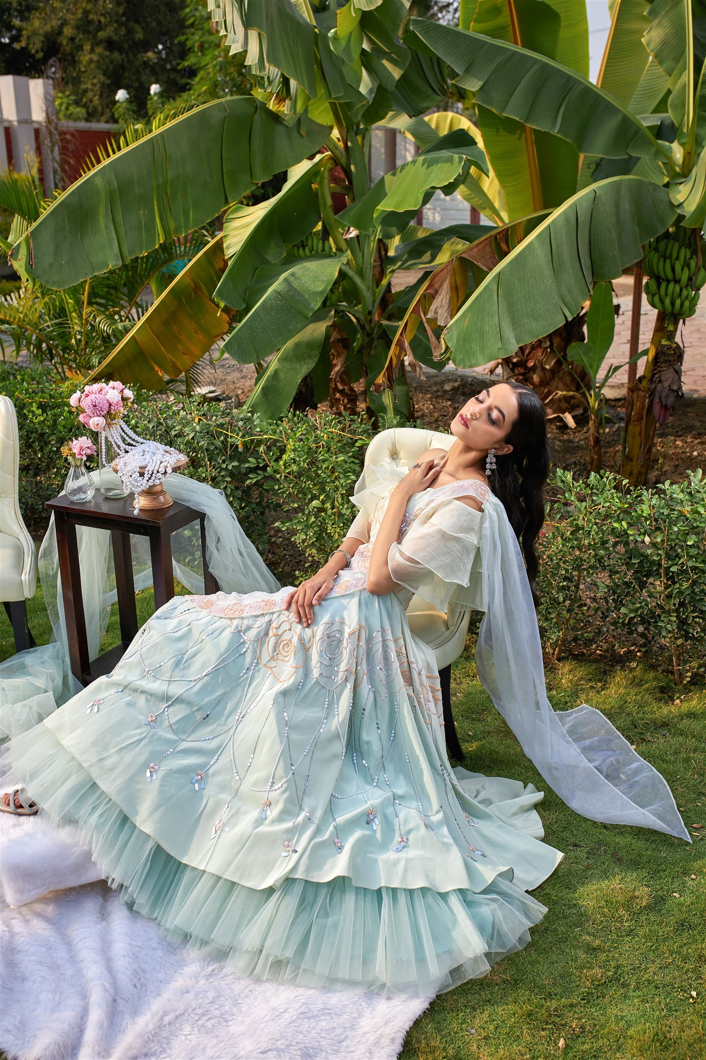 Isis Drape Lehenga