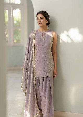 Nimrat Suit with farshi salwar