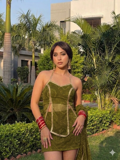Soni Kudi skirt co-ord