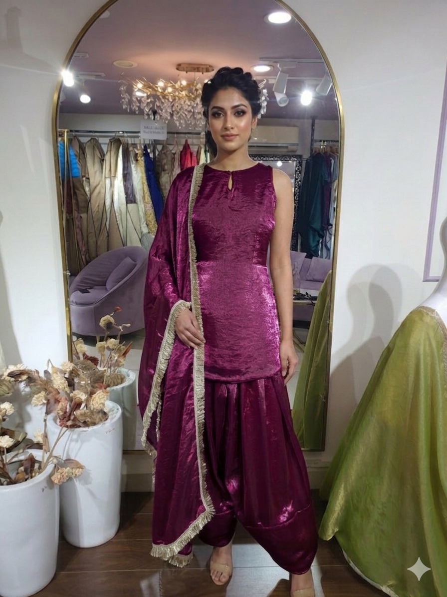 Nimrat Suit with farshi salwar