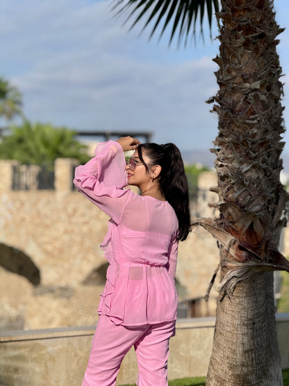 Barbie ruffle Co-ord set