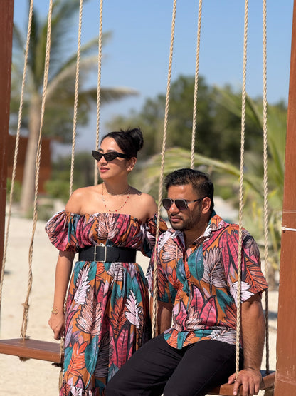 Jazzy Bohemian Printed Couple Set