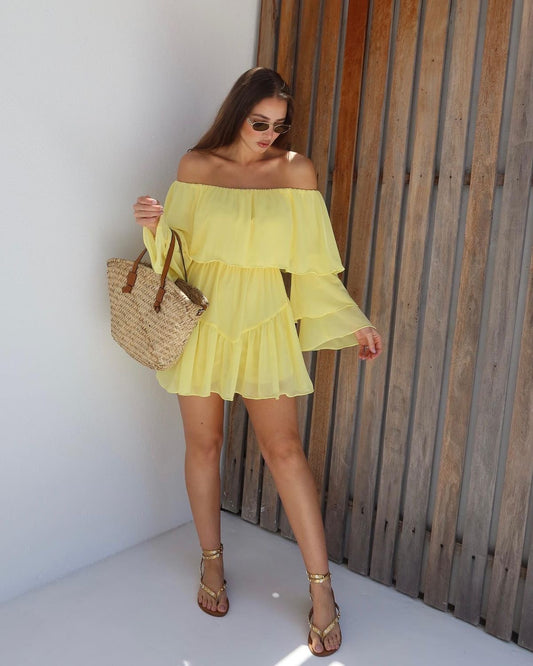 Lily Off-shoulder Short Dress
