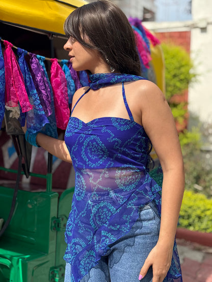 Sheila Asymmetric kurti top