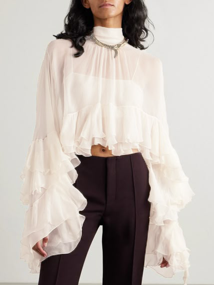 Amy Ruffle Top
