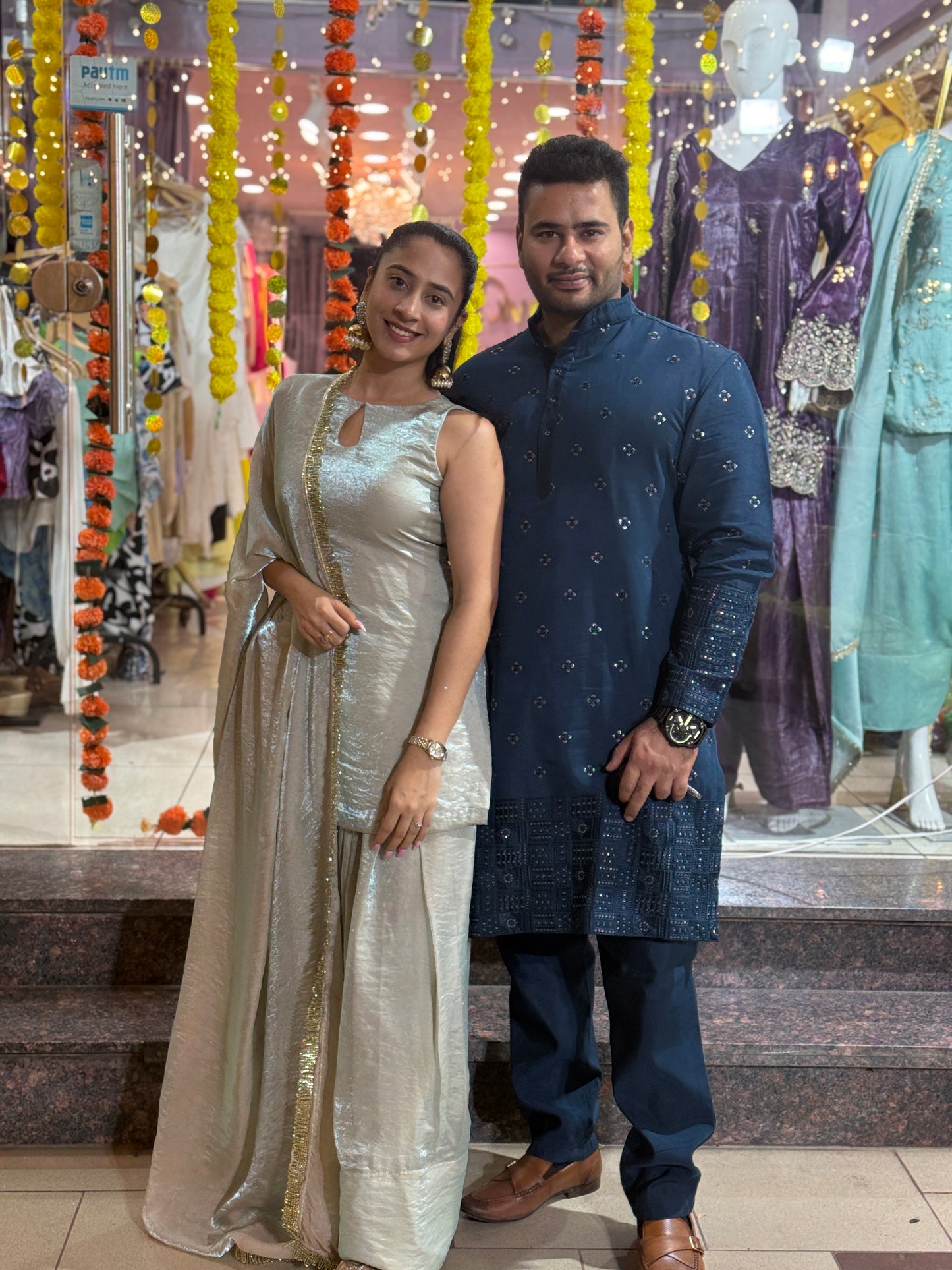 Nimrat Suit with farshi salwar