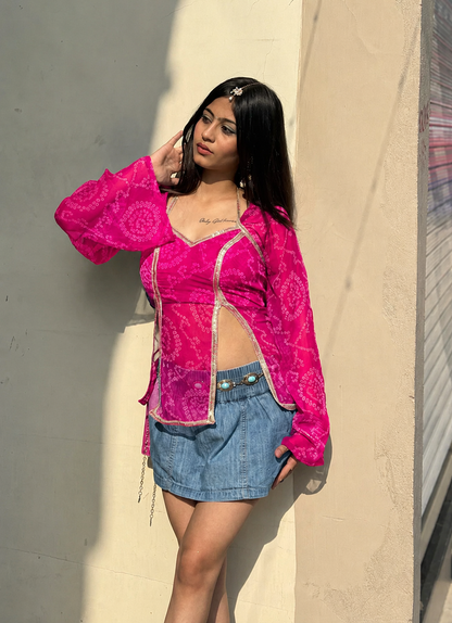 Soni Kudi Convertible Kurti Top