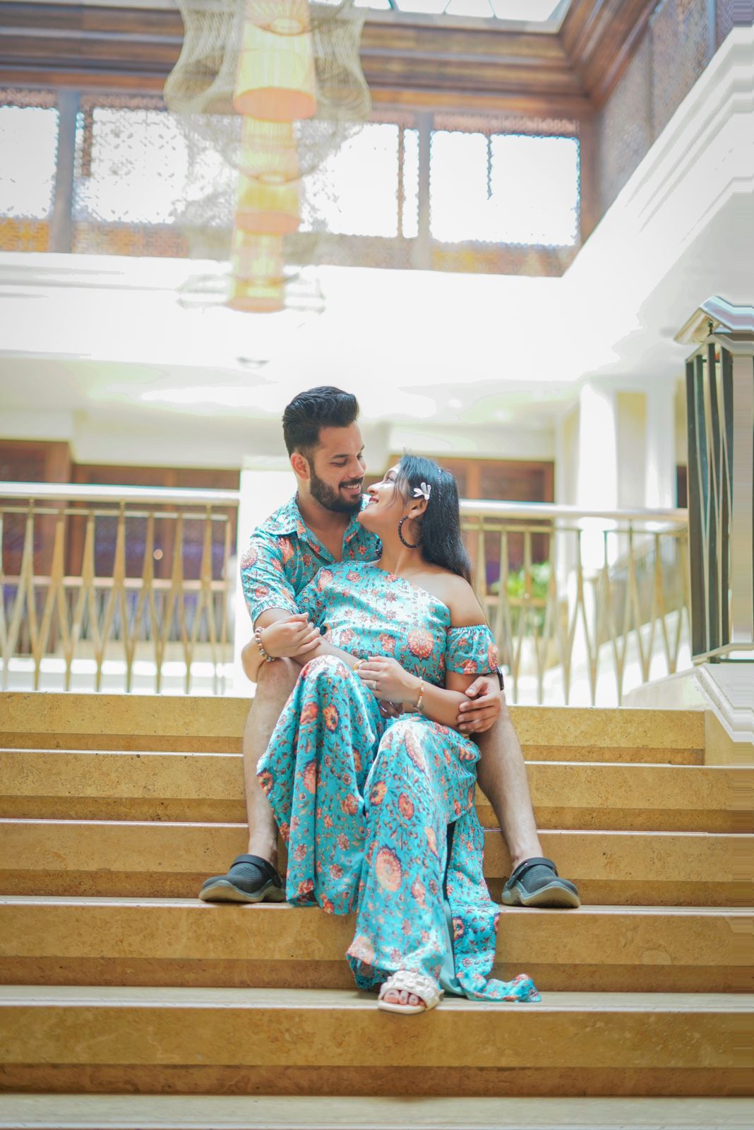 Adria Printed Couple Outfit