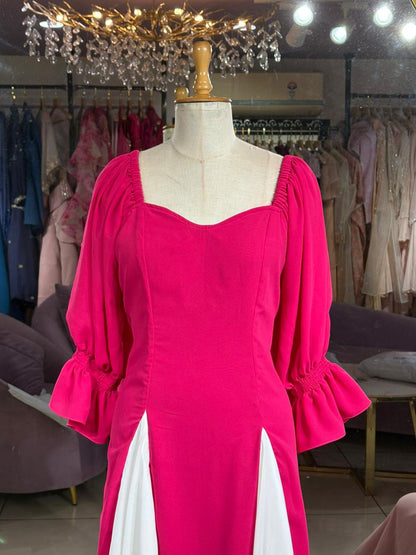Fuchsia Midi dress