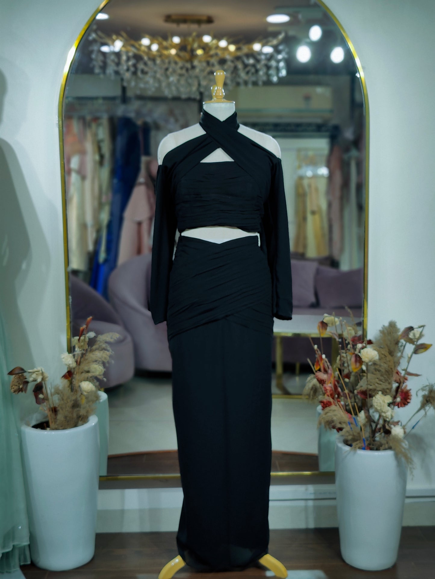 Kaira body fitted long dress