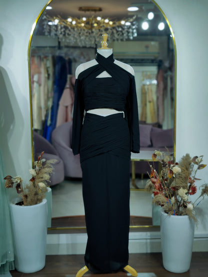Kaira body fitted long dress