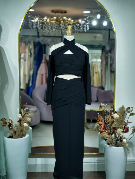 Kaira body fitted long dress