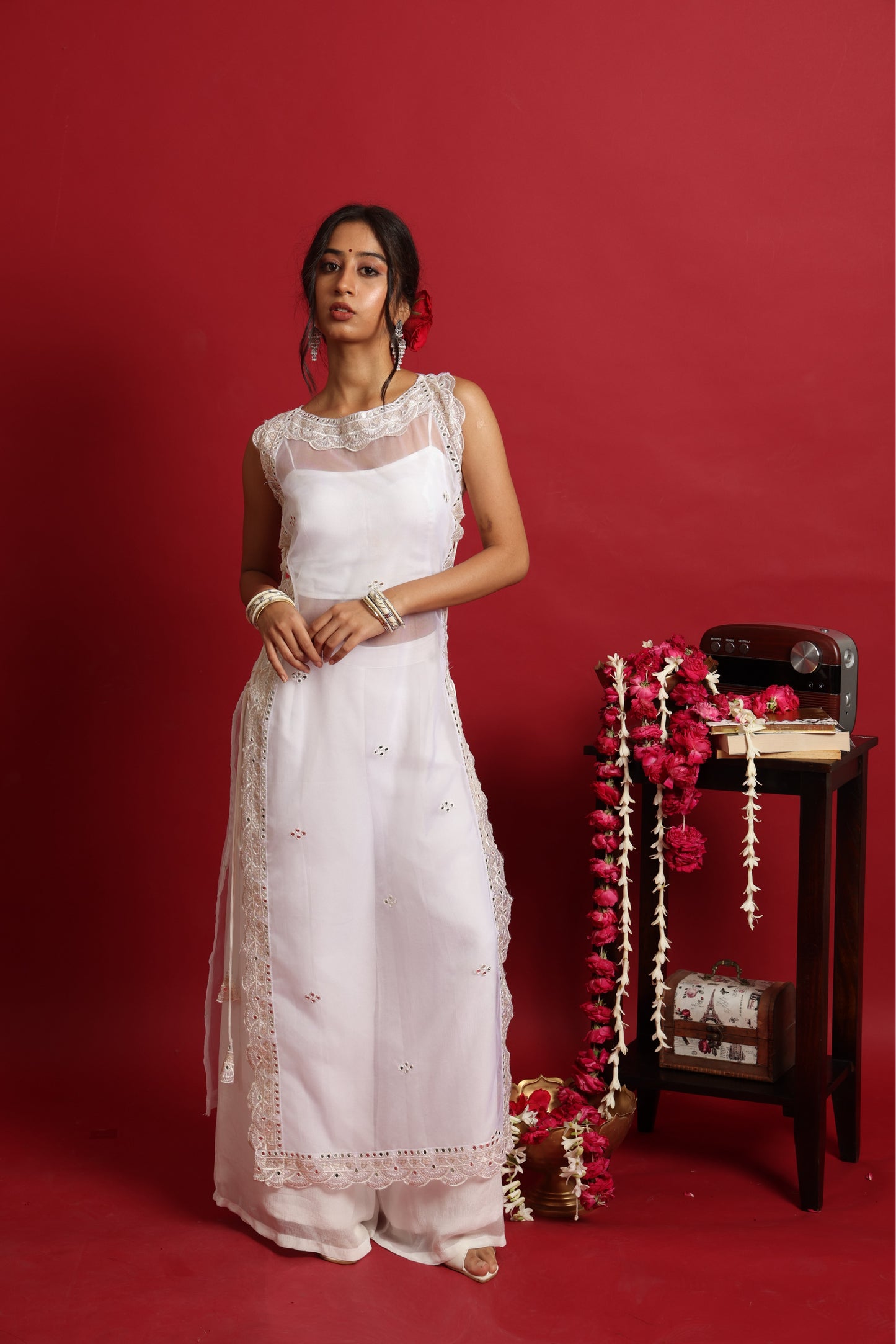 Heer Tie Up kurti set