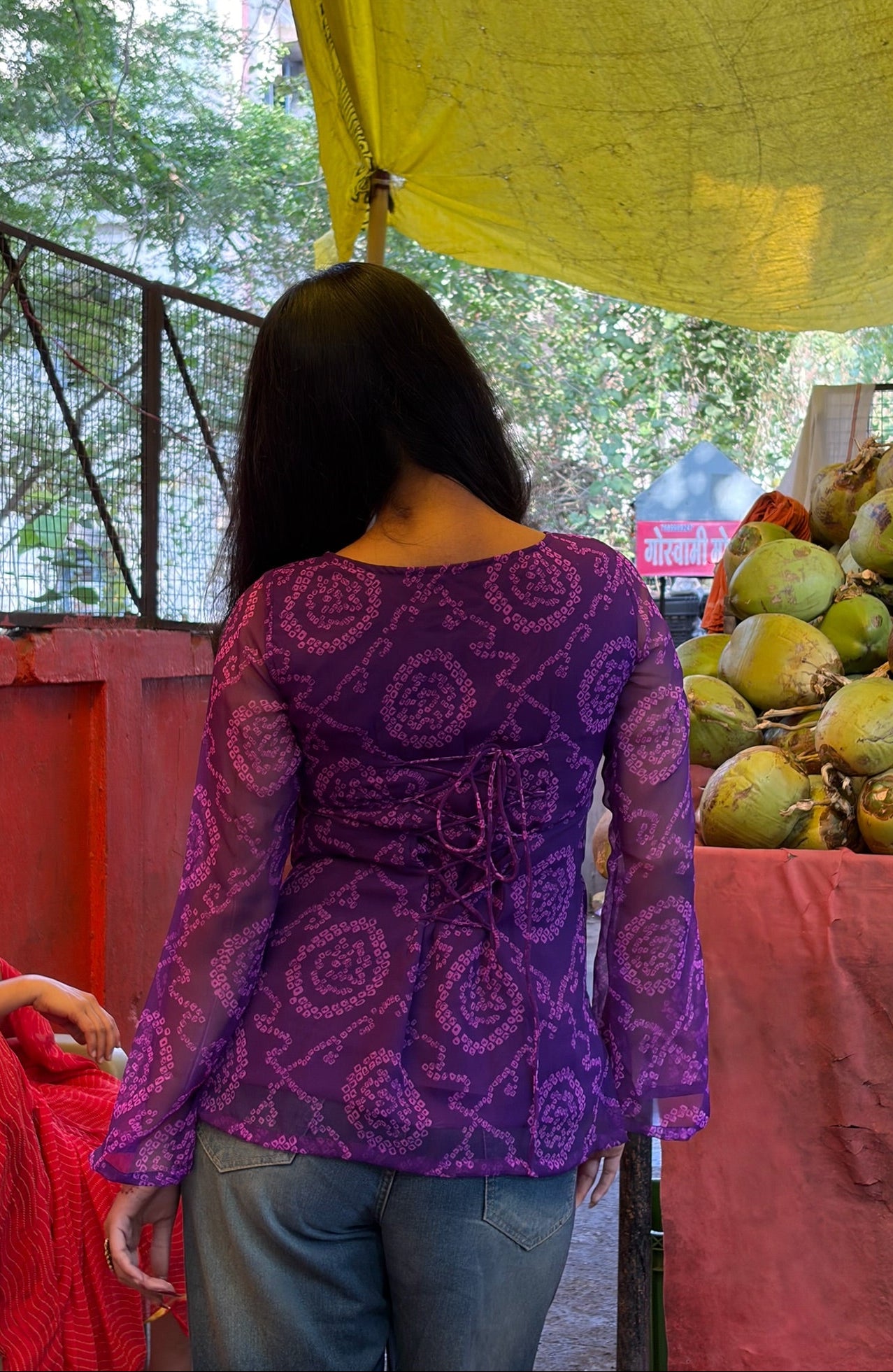 Basanti Kurti Top