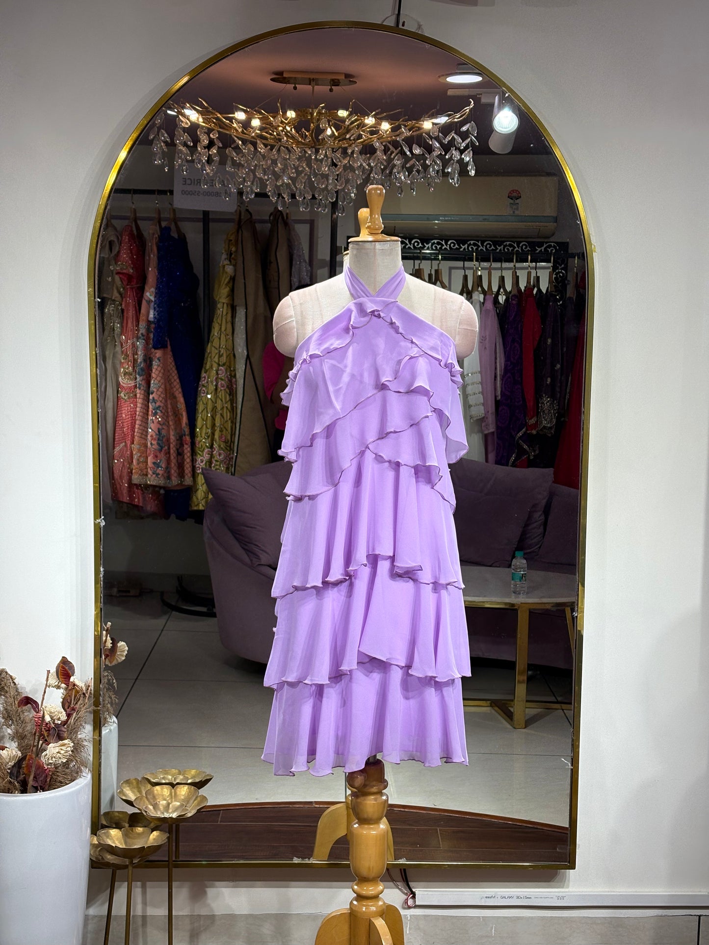 Myra Short Ruffle dress