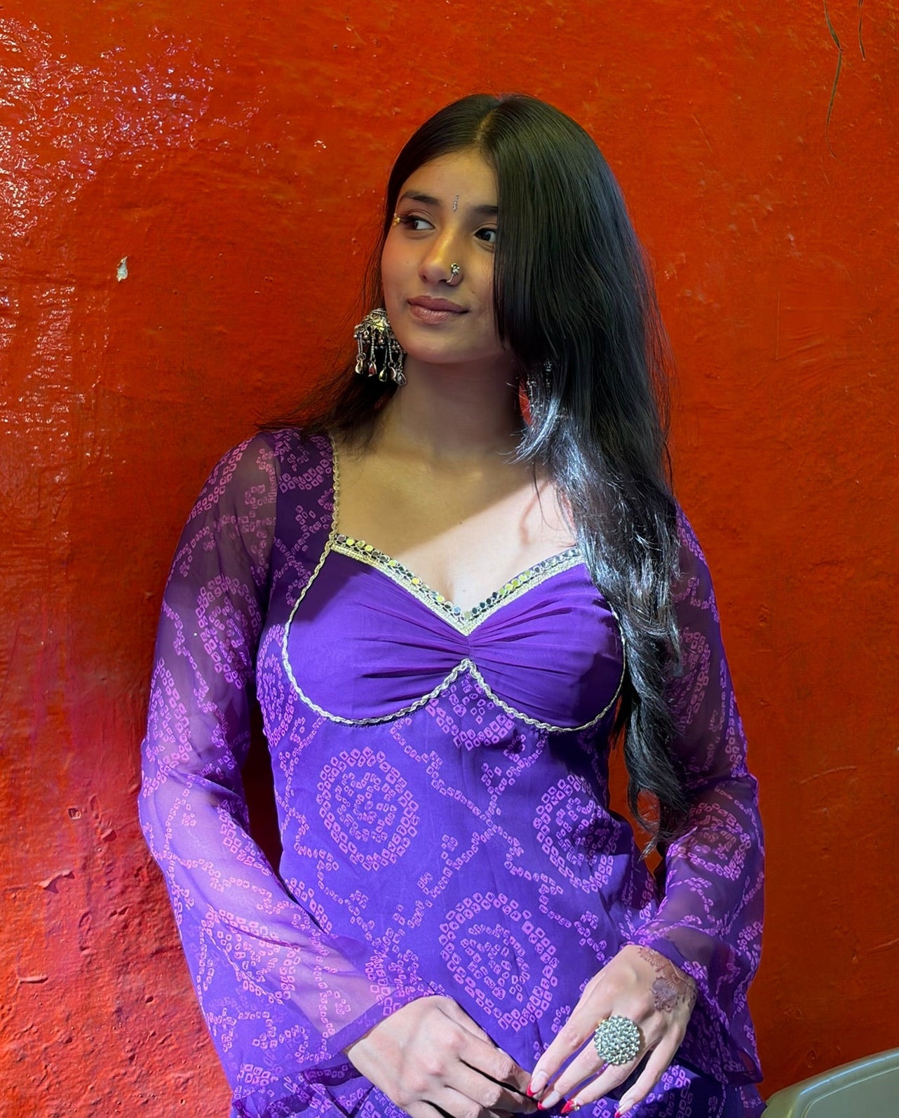 Basanti Kurti Top